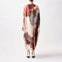 Ngali Shadow Bark Silk Button Kaftan