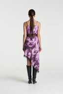 Summi Summi ASYM Siren Lace Midi Dress - Velvet Shadow