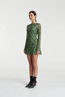 Summi Summi Hibernate A-Line Mini Dress - Viper